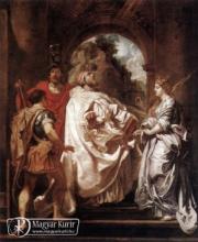 Rubens: Nagy Szent Gergely pápa szentekkel (1606.)